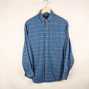 Greatland Apparel Blue Purple Button Down Shirt M